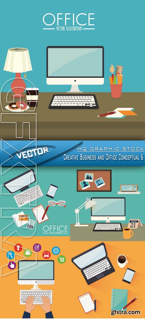 Stock Vector - Creative Business and Office Conceptual 6