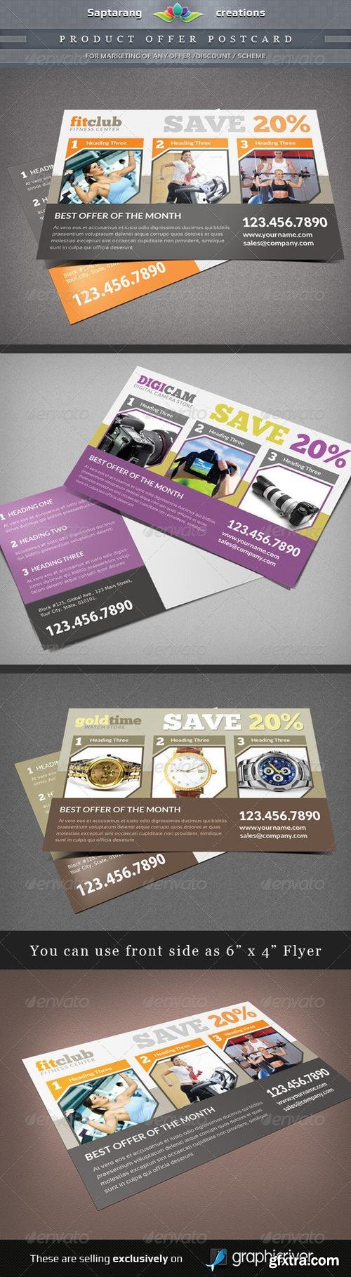 GraphicRiver - Product Offer Postcard / Flyer