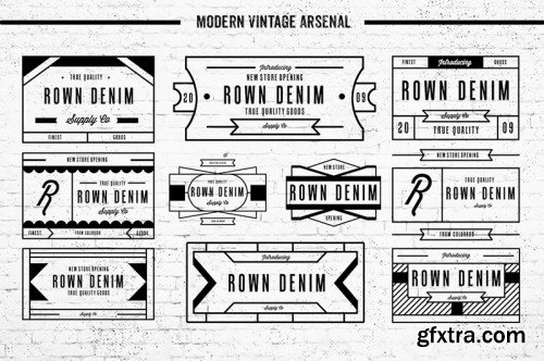 5in1 Mega Bundle v.11 : Logo - Badge Templates