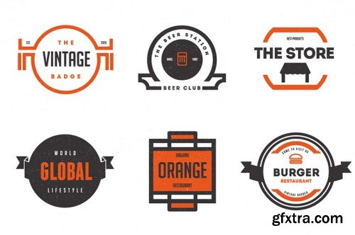 5in1 Mega Bundle v.11 : Logo - Badge Templates