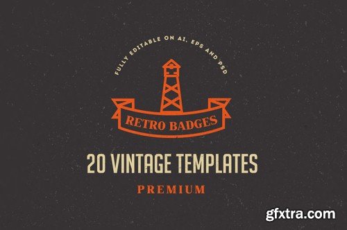 5in1 Mega Bundle v.11 : Logo - Badge Templates