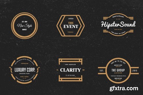 5in1 Mega Bundle v.11 : Logo - Badge Templates