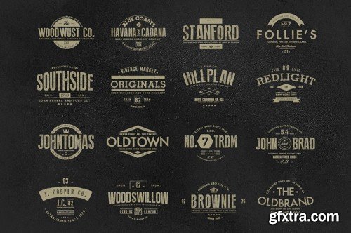 5in1 Mega Bundle v.11 : Logo - Badge Templates