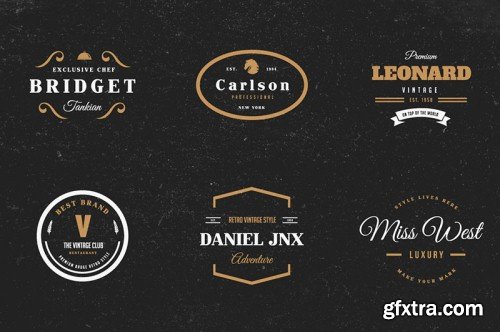 5in1 Mega Bundle v.11 : Logo - Badge Templates