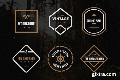 5in1 Mega Bundle v.11 : Logo - Badge Templates