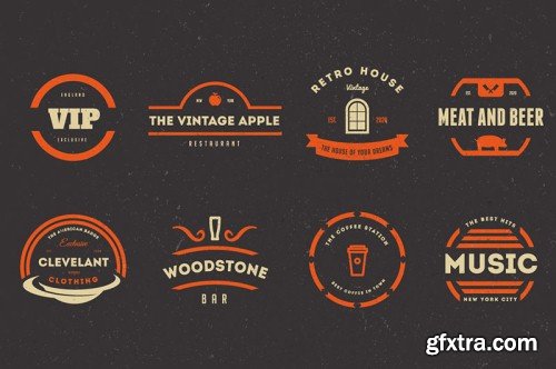 5in1 Mega Bundle v.11 : Logo - Badge Templates