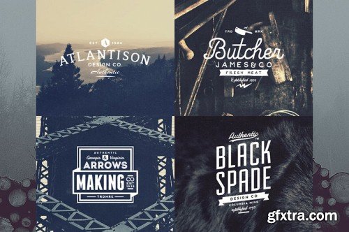 5in1 Mega Bundle v.11 : Logo - Badge Templates