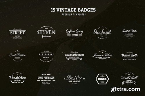 5in1 Mega Bundle v.11 : Logo - Badge Templates