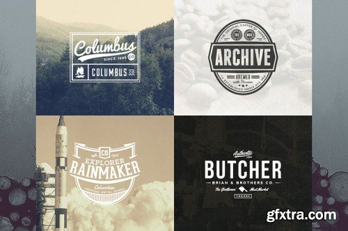 5in1 Mega Bundle v.11 : Logo - Badge Templates