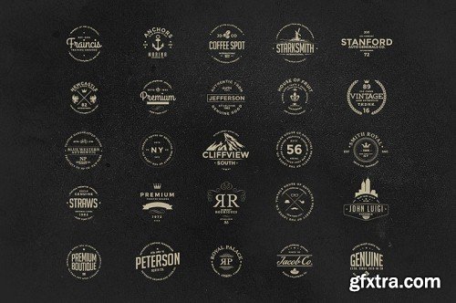 5in1 Mega Bundle v.11 : Logo - Badge Templates