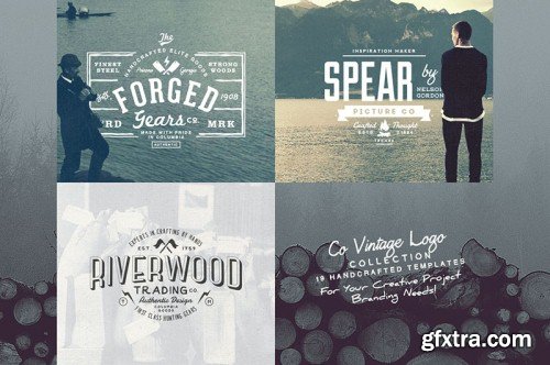 5in1 Mega Bundle v.11 : Logo - Badge Templates