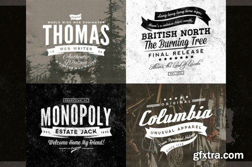 5in1 Mega Bundle v.11 : Logo - Badge Templates