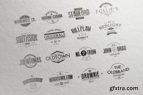 5in1 Mega Bundle v.11 : Logo - Badge Templates