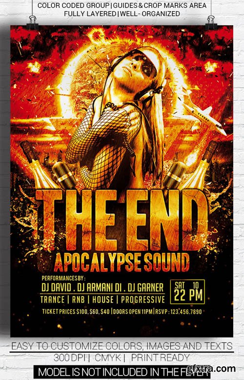 The End Flyer Template