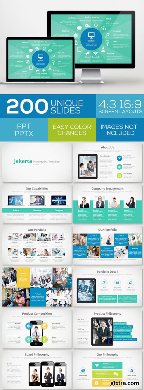 GraphicRiver - Jakarta Powerpoint Template Volume 3