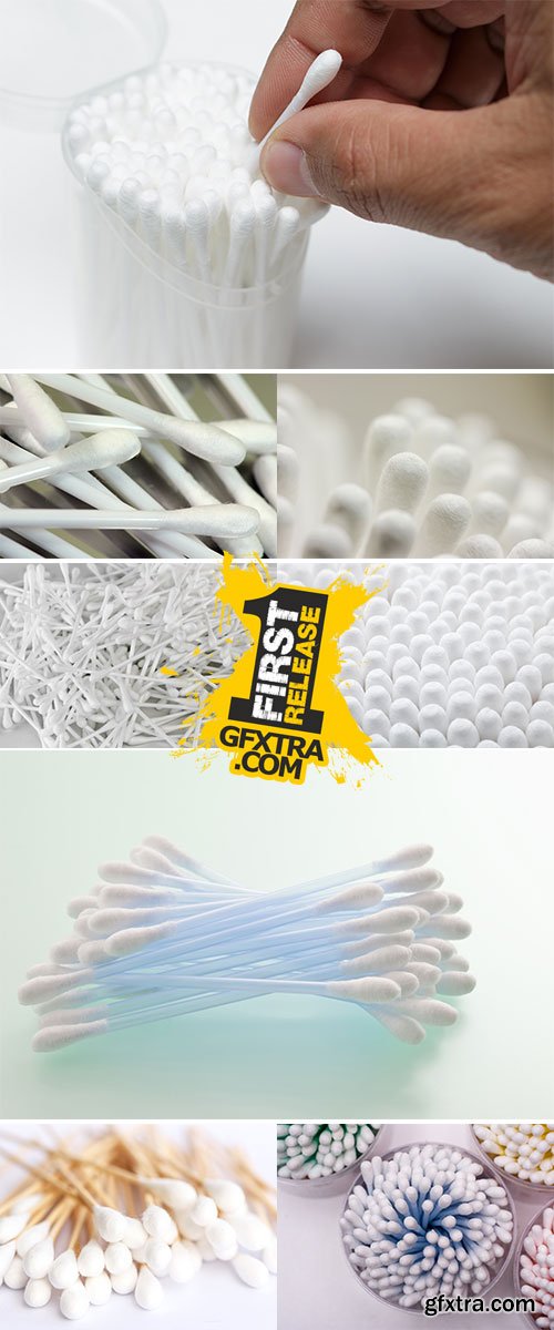 Stock Photo Cotton swabs