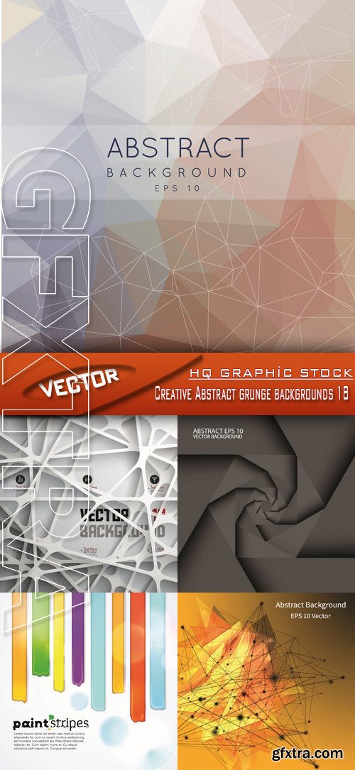 Stock Vector - Creative Abstract grunge backgrounds 18