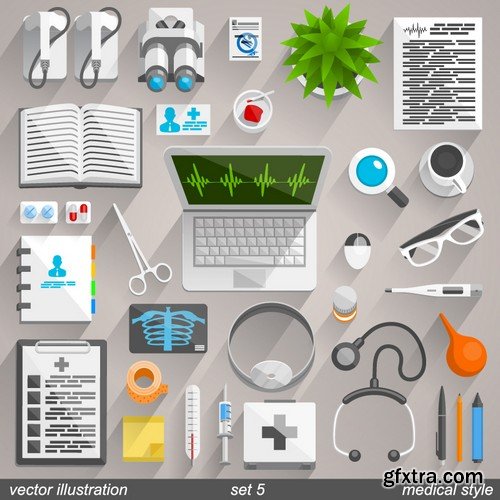 Stock Vectors - Medical Infographic 9, 25xEPS