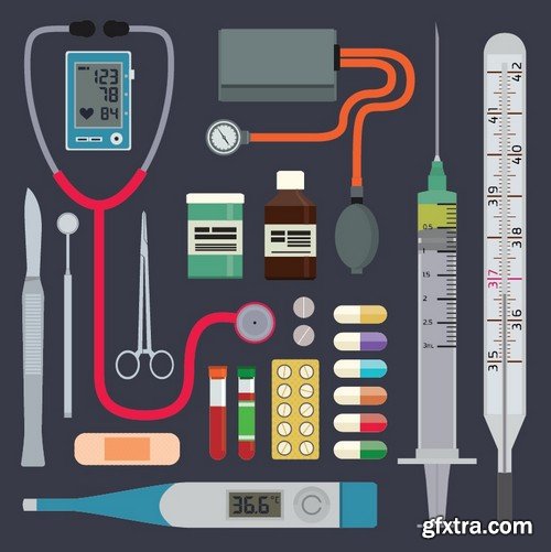 Stock Vectors - Medical Infographic 9, 25xEPS