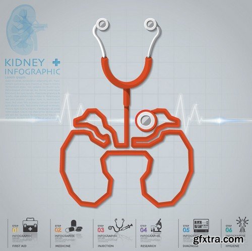 Stock Vectors - Medical Infographic 9, 25xEPS