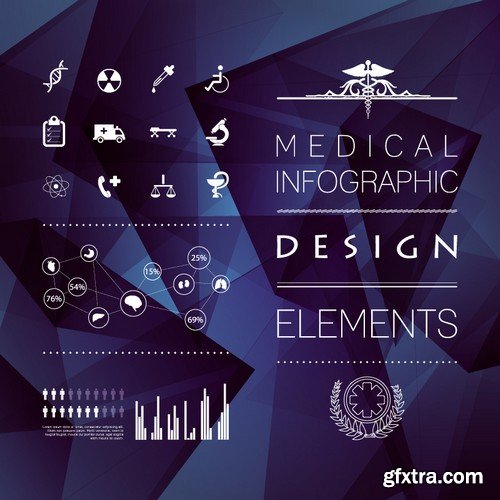 Stock Vectors - Medical Infographic 9, 25xEPS