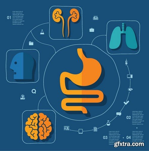 Stock Vectors - Medical Infographic 9, 25xEPS