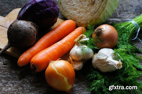 Stock Photos - Fresh vegetables 2, 25xJPG