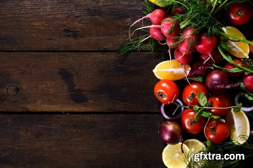 Stock Photos - Fresh vegetables 2, 25xJPG