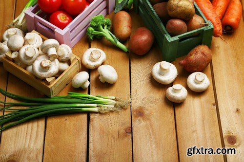 Stock Photos - Fresh vegetables 2, 25xJPG