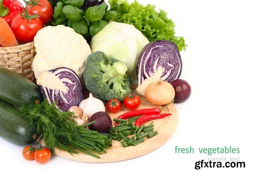 Stock Photos - Fresh vegetables 2, 25xJPG