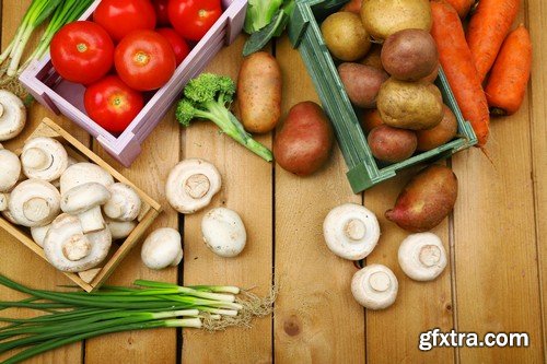 Stock Photos - Fresh vegetables 2, 25xJPG