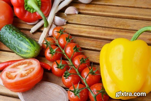 Stock Photos - Fresh vegetables 2, 25xJPG