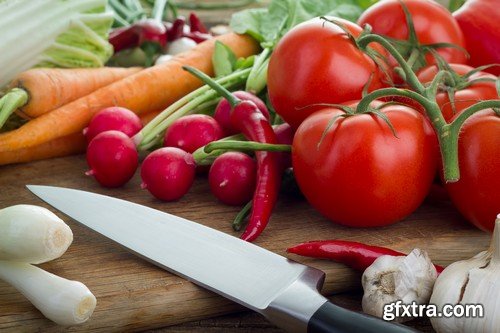 Stock Photos - Fresh vegetables 2, 25xJPG