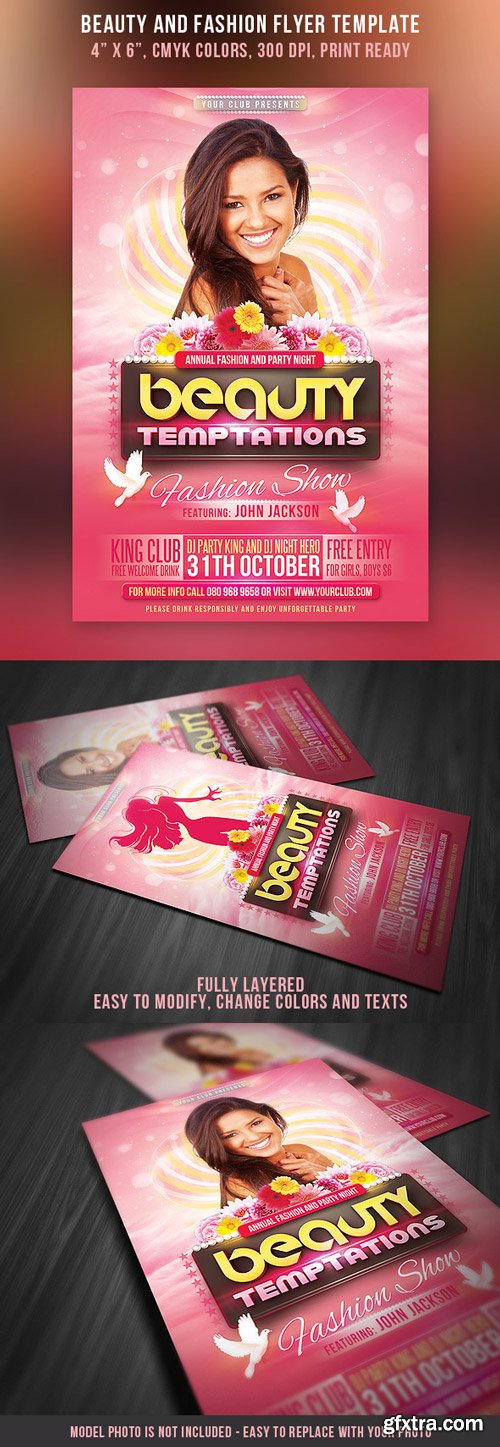 GR - Beauty And Fashion Flyer Template