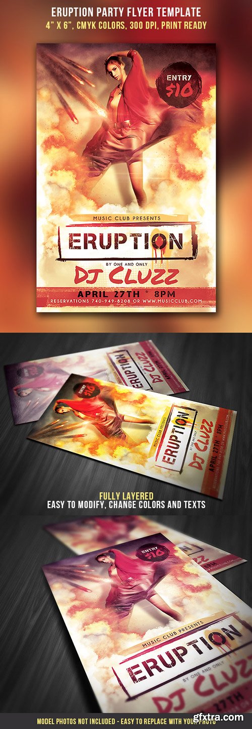 GR - Eruption Party Flyer