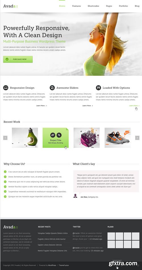 Themeforest AVADA PSD Template 2.0