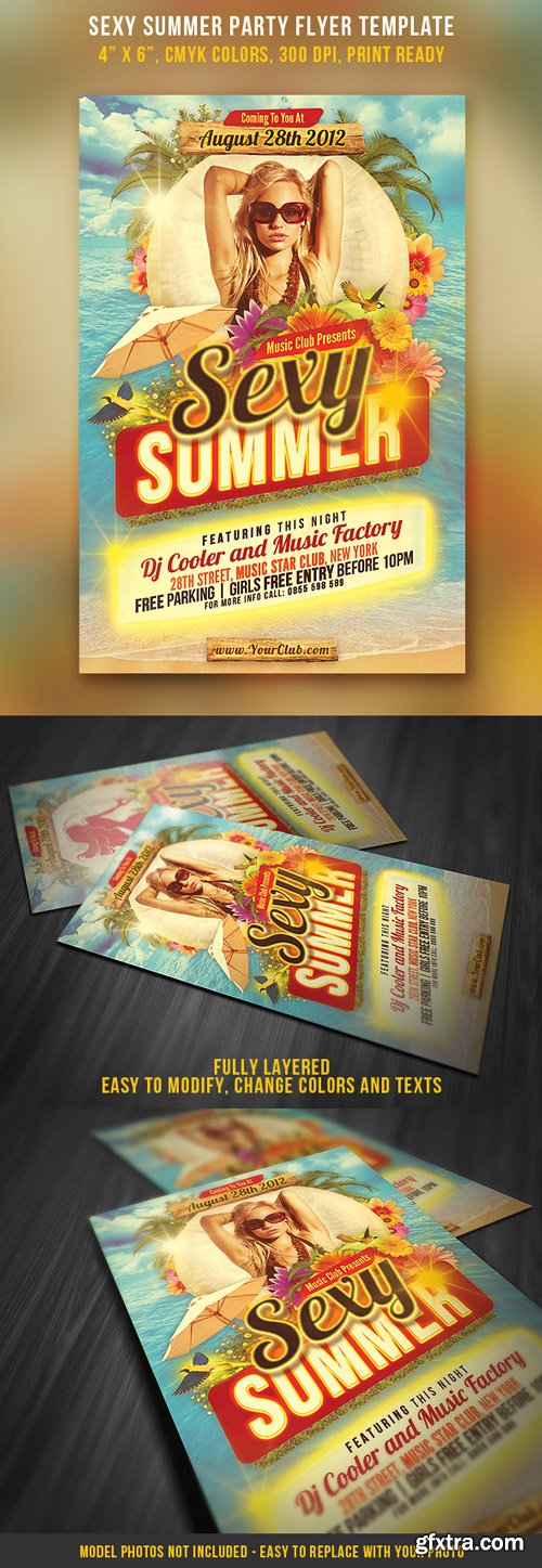 GR - Sexy Summer Party Flyer Template