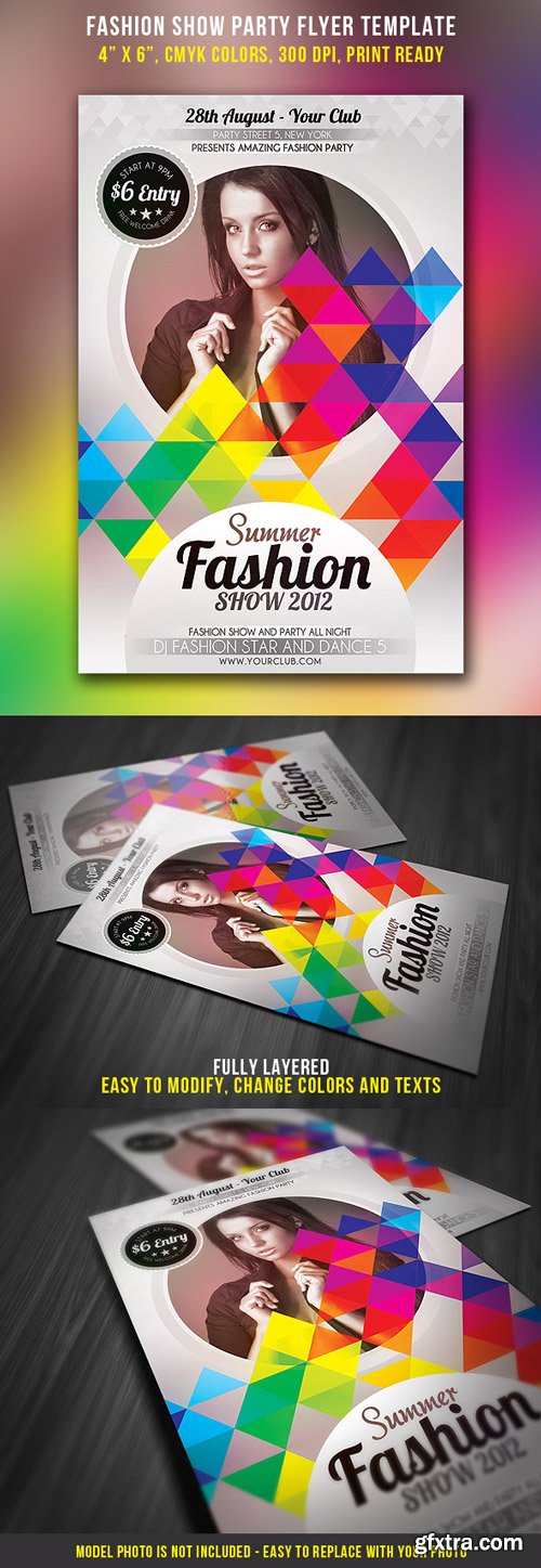 GR - Fashion Show Party Flyer