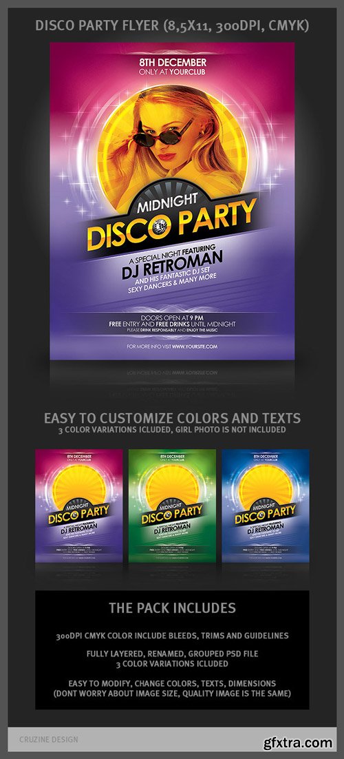 GR - Disco Party Flyer