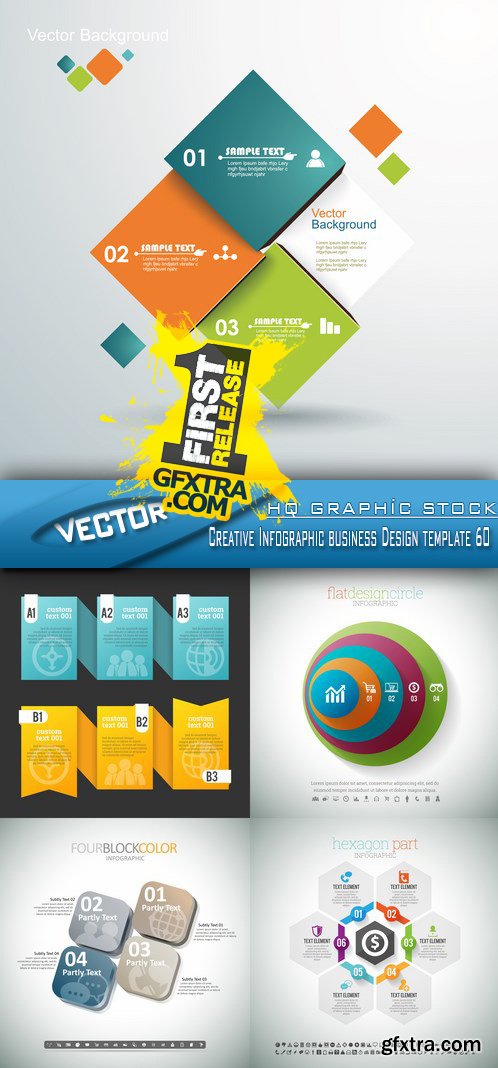 Stock Vector - Creative Infographic business Design template 60