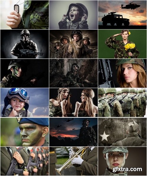 Collection of people in military uniform 25 HQ Jpeg