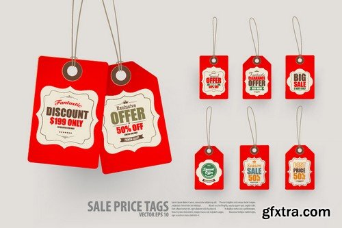 Stock Vectors - Sale Mix 5, 25xEPS