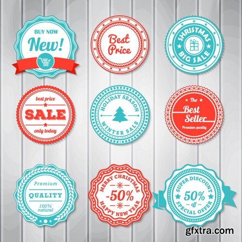 Stock Vectors - Sale Mix 5, 25xEPS