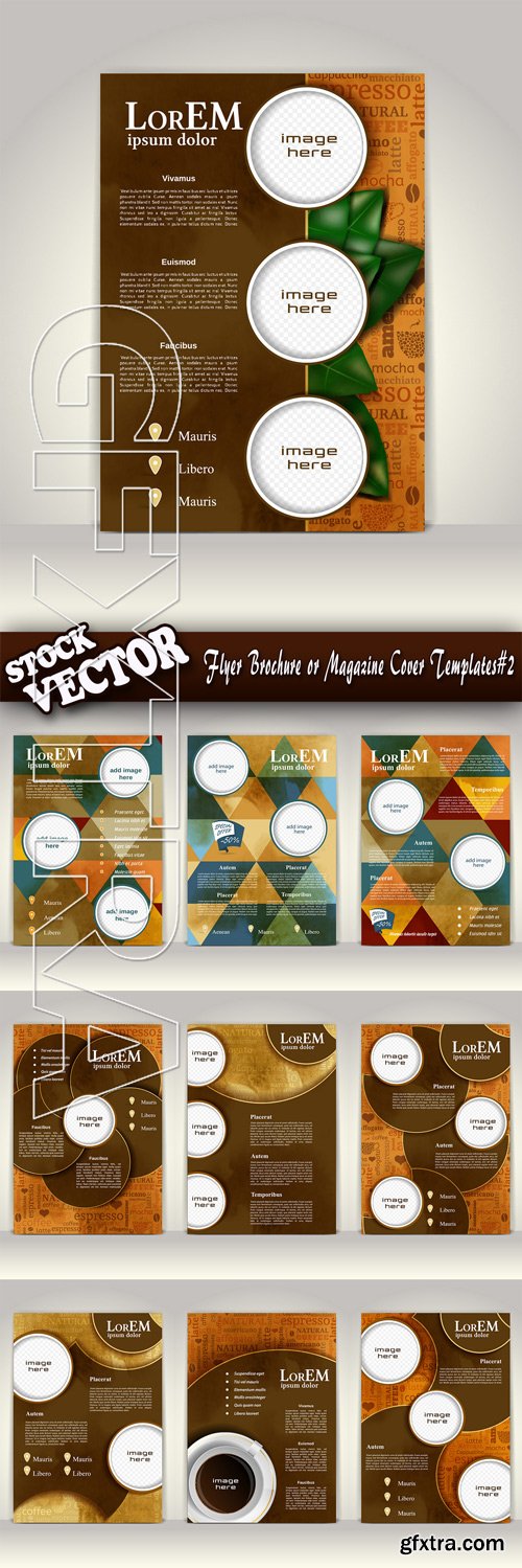 Stock Vector - Flyer Brochure or Magazine Cover Templates#2