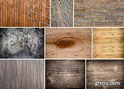 Stock Photos - Wood Textures 5, 25xJPG