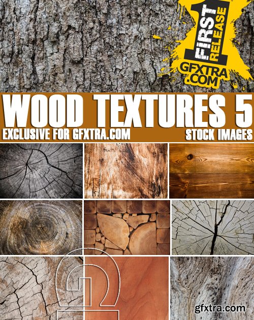 Stock Photos - Wood Textures 5, 25xJPG