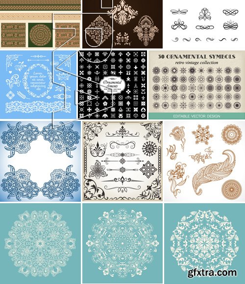 Stock Vectors - Ornament Vector 3, 25xEPS