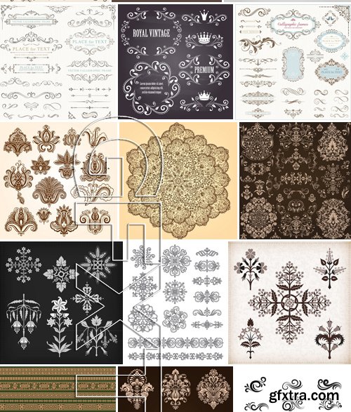 Stock Vectors - Ornament Vector 3, 25xEPS