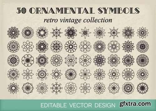 Stock Vectors - Ornament Vector 3, 25xEPS