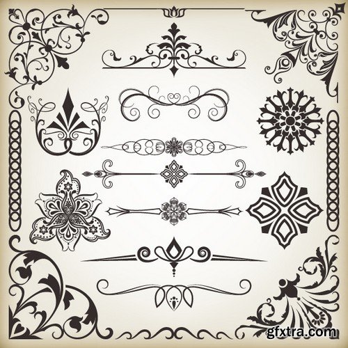 Stock Vectors - Ornament Vector 3, 25xEPS